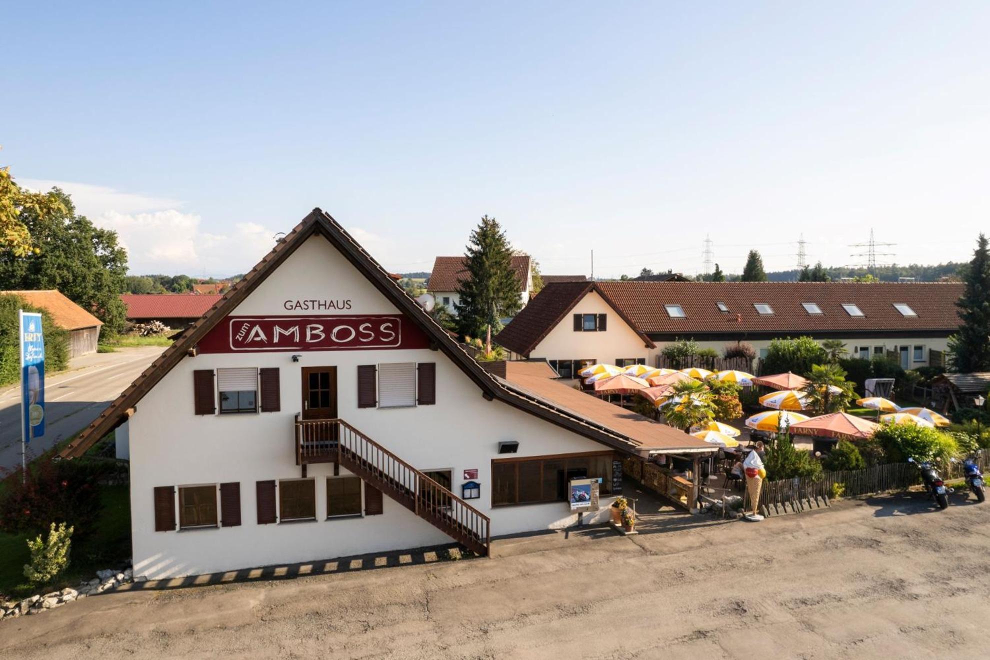 Altbau Gasthaus Amboss Grunkraut Exterior photo